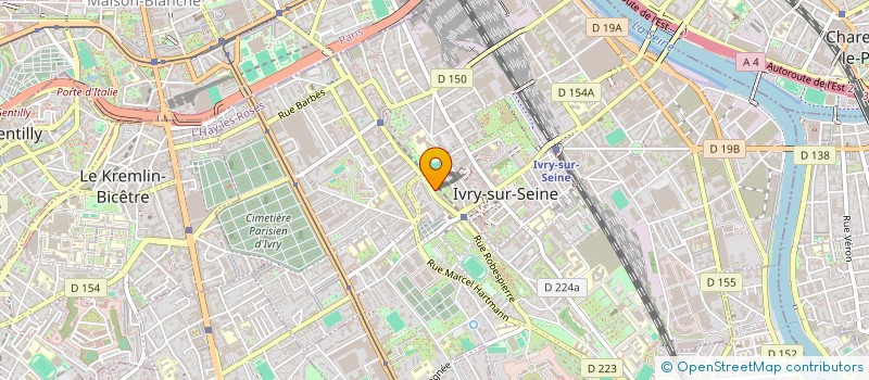 localisation de l'entreprise CENTRE SUPERIEUR DE PROTECTION SERVICE  IVRY-SUR-SEINE