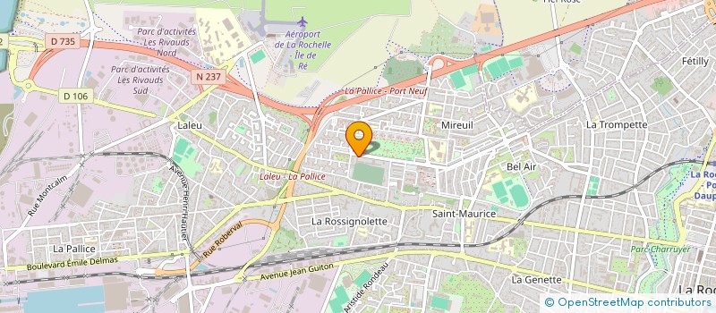localisation de l'entreprise CENTRE SUPERIEUR TECHNIQUE PRIVE (CSTP) à LA ROCHELLE