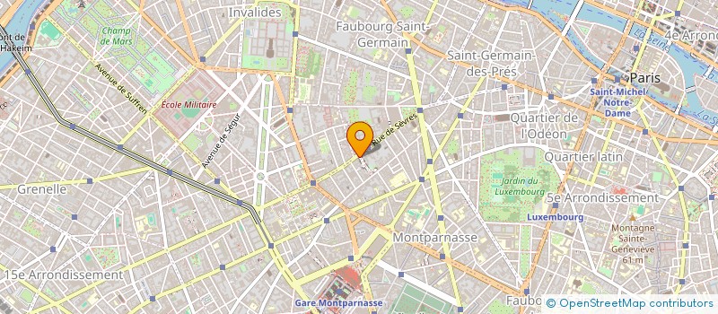 localisation de l'entreprise CENTRE TALLEYRAND  PARIS