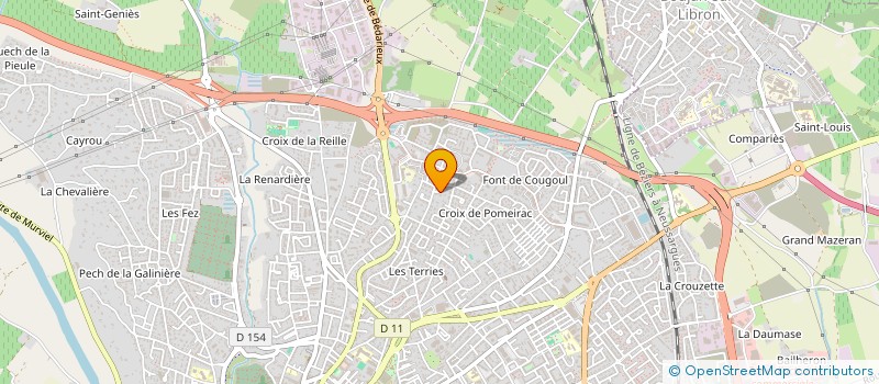 localisation de l'entreprise CENTRE TAO MTC à BEZIERS