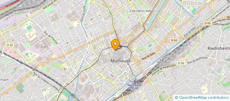 localisation de l'entreprise CENTRE TAXI MULHOUSE AGGLOMERATION  MULHOUSE