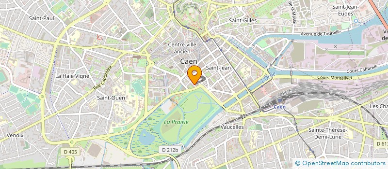 localisation de l'entreprise CENTRE TECH REGIO COSSOM BASSE-NORMANDIE à CAEN