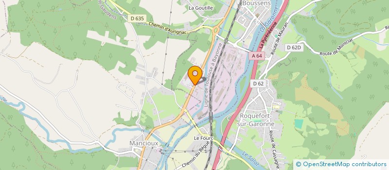 localisation de l'entreprise CENTRE TECHNIQUE AUTOMOBILE  BOUSSENS