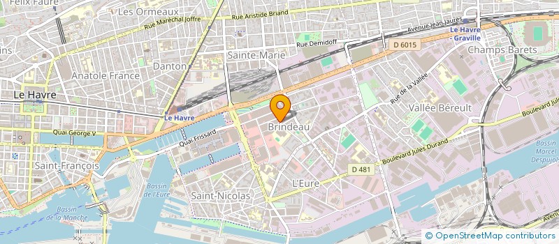 localisation de l'entreprise CENTRE TECHNIQUE AUTOMOBILE à LE HAVRE