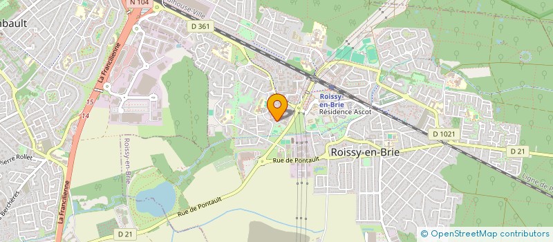 localisation de l'entreprise CENTRE TECHNIQUE D ETUDES MUNICIPALES à ROISSY-EN-BRIE