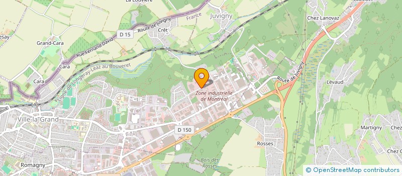 localisation de l'entreprise CENTRE TECHNIQUE D'EXPERTISE ET DE CONTROLE AUTOMOBILE DE LA REGION ANNEMASSIENNE à VILLE-LA-GRAND
