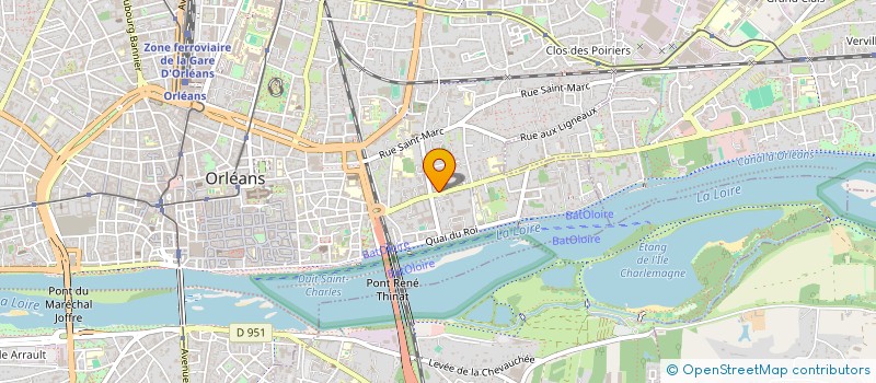 localisation de l'entreprise CENTRE TECHNIQUE D'INSPECTIONS REGLEMENTAIRES à ORLEANS