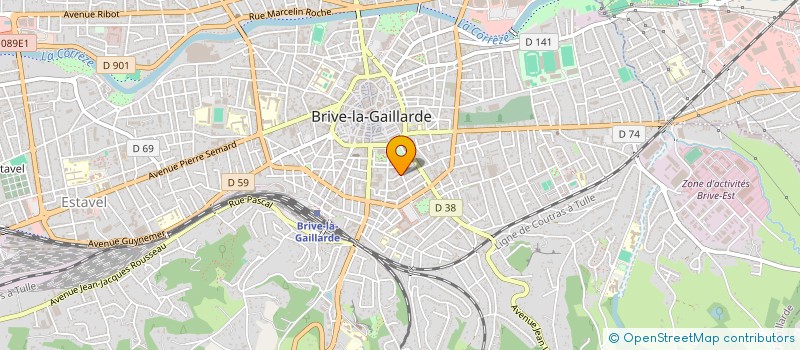 localisation de l'entreprise CENTRE TECHNIQUE DE CONTROLE AUTOMOBILE à BRIVE-LA-GAILLARDE