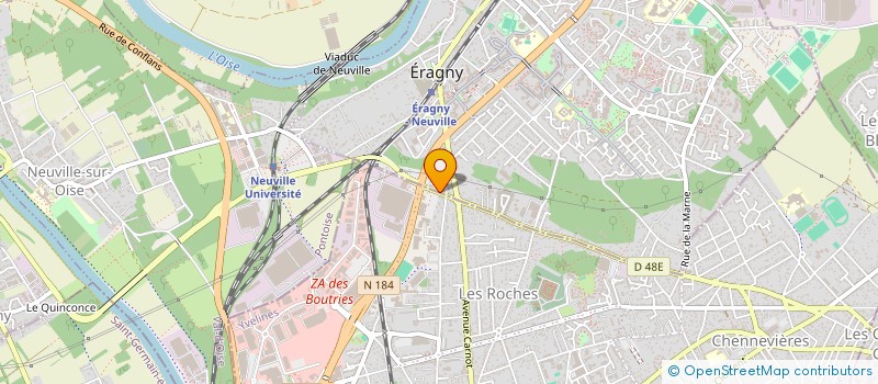 localisation de l'entreprise CENTRE TECHNIQUE DE L'EAU à ERAGNY