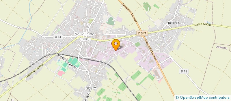 localisation de l'entreprise CENTRE TECHNIQUE DE L'HABITAT à NEUVILLE-DE-POITOU