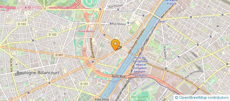 localisation de l'entreprise CENTRE TECHNIQUE DU 16EME à PARIS
