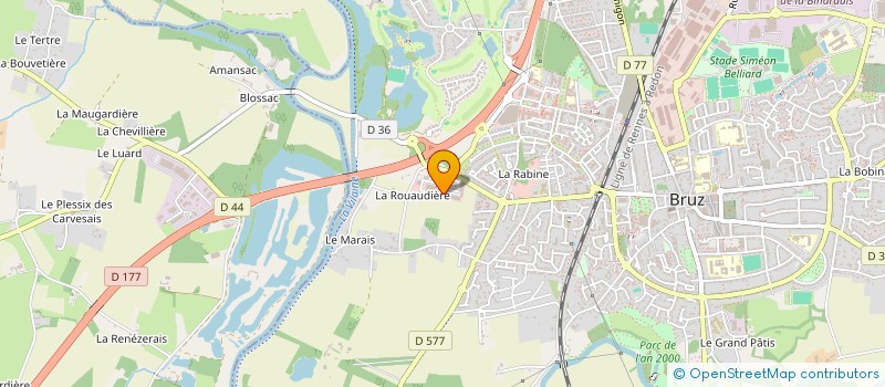 localisation de l'entreprise CENTRE TECHNIQUE FROID CHAUD à BRUZ
