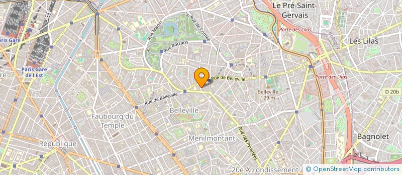 localisation de l'entreprise CENTRE TECHNIQUE MEDICAL ET DENTAIRE à PARIS