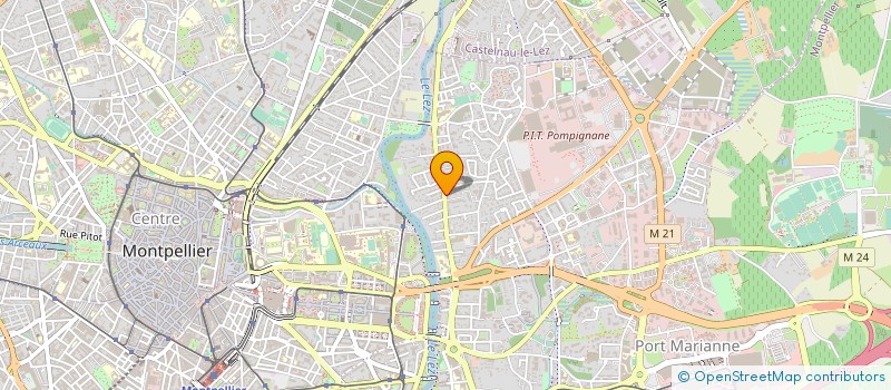 localisation de l'entreprise CENTRE TECHNIQUE PROFESSIONNEL à MONTPELLIER