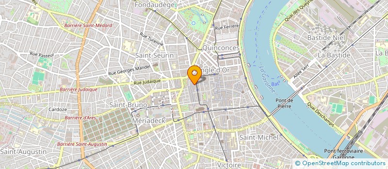 localisation de l'entreprise CENTRE TECHNIQUE REGIONAL CONSOMMATION à BORDEAUX