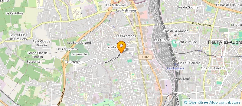 localisation de l'entreprise CENTRE TELEMATIQUE SERVICES à ORLEANS