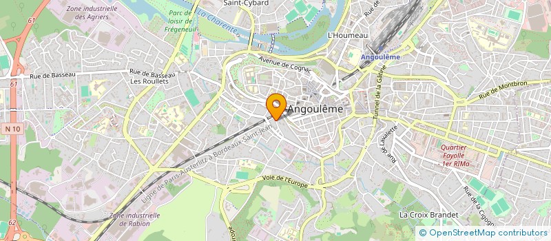 localisation de l'entreprise CENTRE THEATRAL D ANGOULEME à ANGOULEME