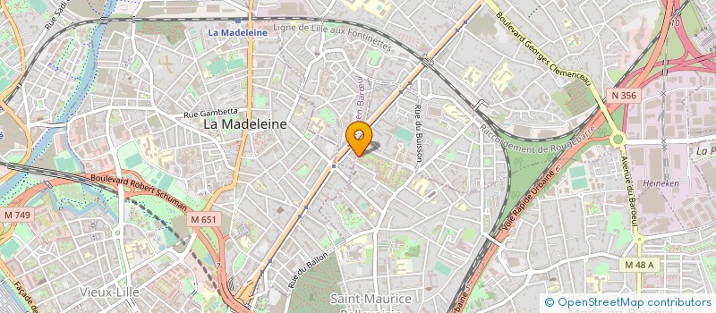localisation de l'entreprise CENTRE TOMATIS SARL à LILLE