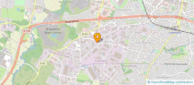 localisation de l'entreprise CENTRE TOULOUSAIN DE MATERIEL à COLOMIERS