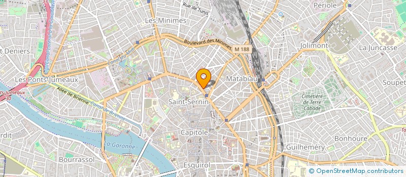 localisation de l'entreprise CENTRE TRAIT MEDICAL CHIRUR DE CALVITIE à TOULOUSE