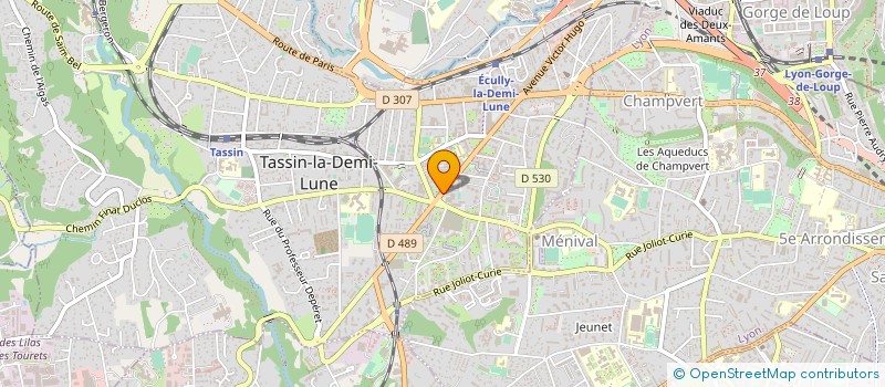 localisation de l'entreprise CENTRE TRAITEMENT MINCEUR à TASSIN-LA-DEMI-LUNE
