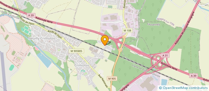 localisation de l'entreprise CENTRE TRANSCODAGE A FACON à QUETIGNY