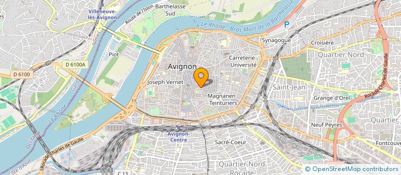 localisation de l'entreprise CENTRE TRANSCULTUREL DE MUSIQUE DE CHAMBRE  AVIGNON