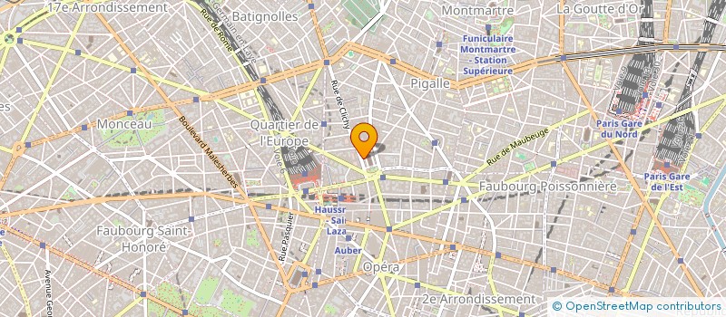 localisation de l'entreprise CENTRE TRINITE  PARIS