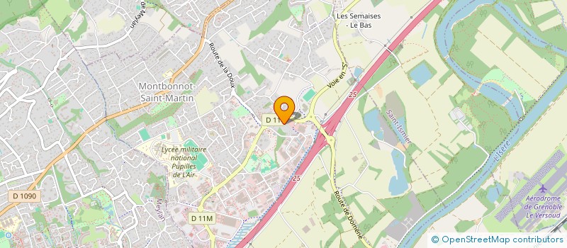 localisation de l'entreprise CENTRE UNIONISTE JEUNESSE DU DAUPHINE  MONTBONNOT-SAINT-MARTIN
