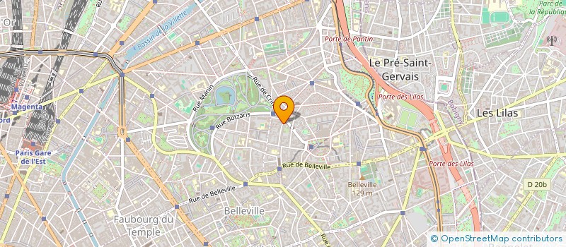 localisation de l'entreprise CENTRE UNIVERSEL MANET  PARIS