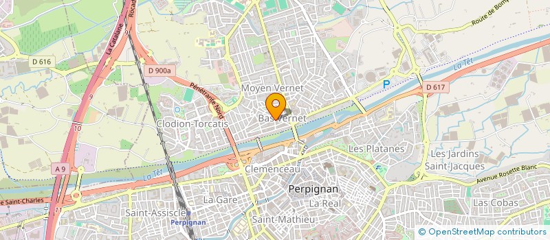 localisation de l'entreprise CENTRE UV BY LOLIE  PERPIGNAN