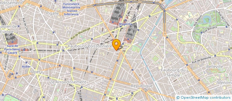 localisation de l'entreprise CENTRE VACANCE CCE TREFIMETAUX à PARIS