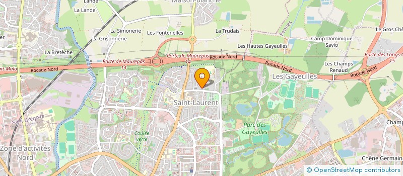 localisation de l'entreprise CENTRE VACANCES SAVIO SOUBIROUS à RENNES