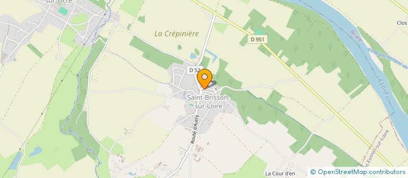 localisation de l'entreprise CENTRE VAL DE LOIRE CONSEIL  SAINT-BRISSON-SUR-LOIRE