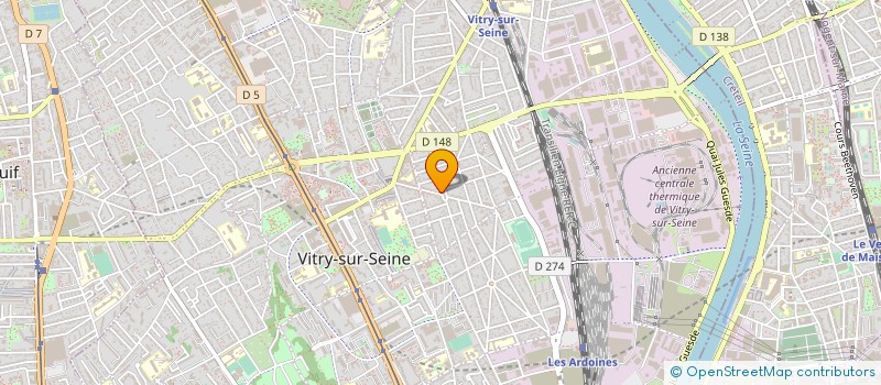 localisation de l'entreprise CENTRE VAL SERVICE  BUC