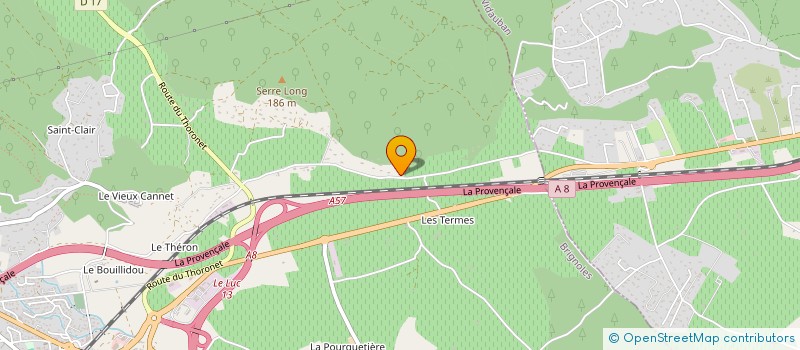 localisation de l'entreprise CENTRE VAR FACADES  LE CANNET-DES-MAURES