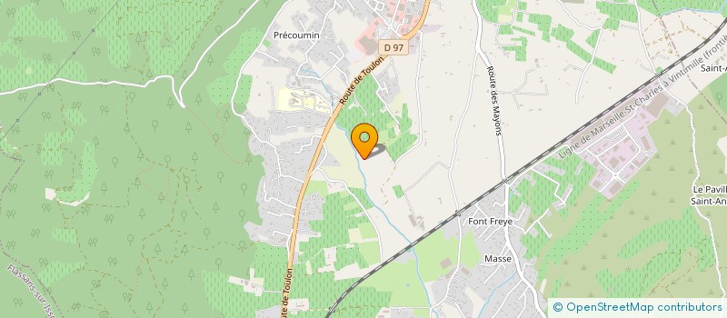 localisation de l'entreprise CENTRE VAR FORMATION  LE LUC