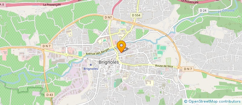 localisation de l'entreprise CENTRE VAR VIANDES à BRIGNOLES