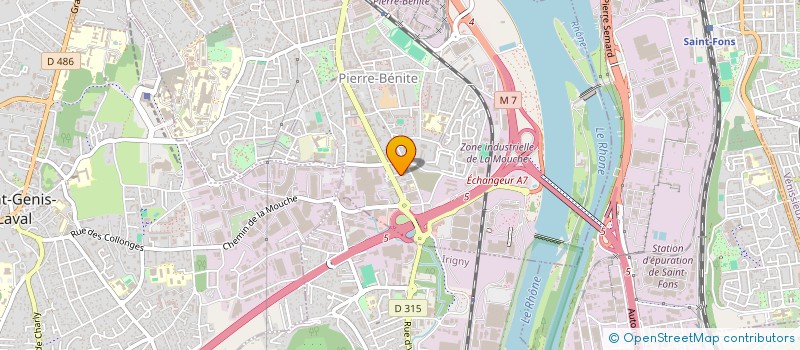 localisation de l'entreprise CENTRE VASES DU ROYAUME  OULLINS-PIERRE-BENITE