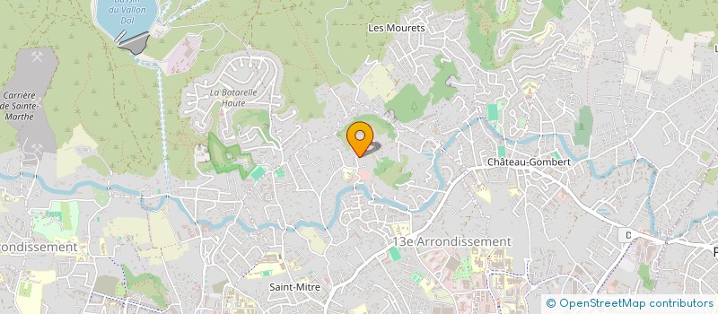 localisation de l'entreprise CENTRE VERTES COLLINES à MARSEILLE