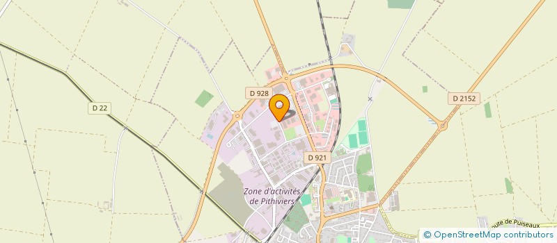 localisation de l'entreprise CENTRE VIANDES BEAUVALLET FILS à PITHIVIERS