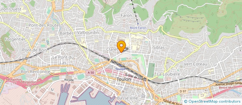 localisation de l'entreprise CENTRE VICTOIRE  TOULON