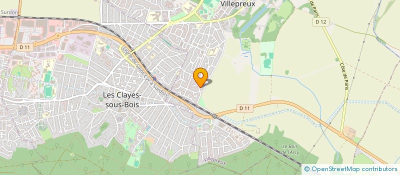 localisation de l'entreprise CENTRE VIE CHRETIENNE DES YVELINES à VILLEPREUX