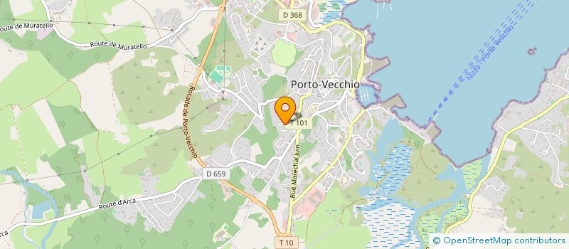 localisation de l'entreprise CENTRE VILLE à PORTO-VECCHIO