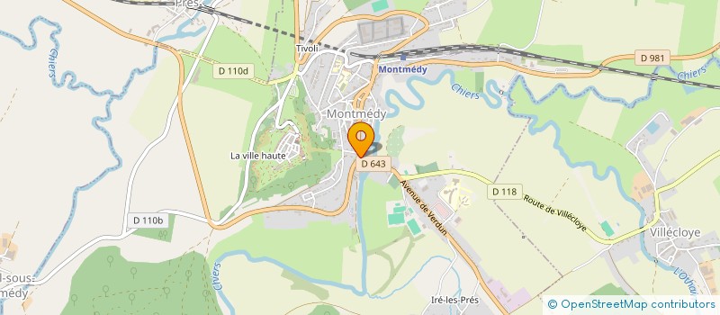 localisation de l'entreprise CENTRE WILSON DU PAYS DE MONTMEDY à MONTMEDY