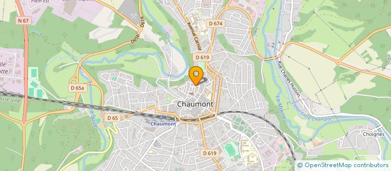 localisation de l'entreprise CENTRE X 2000 52  CHAUMONT