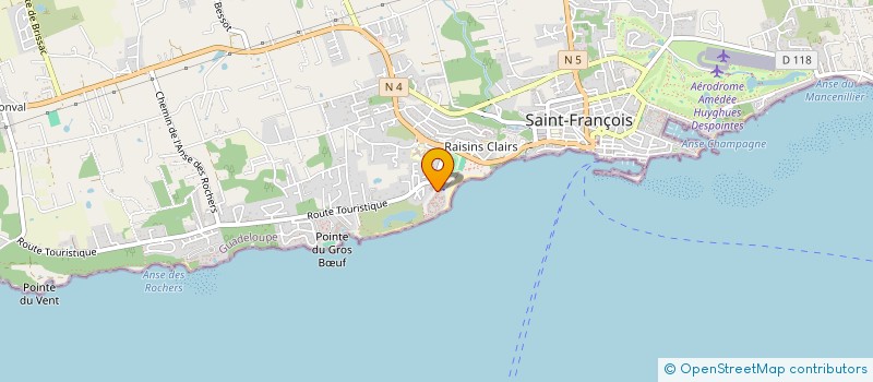 localisation de l'entreprise CENTRE YOGA'L  SAINT-FRANCOIS