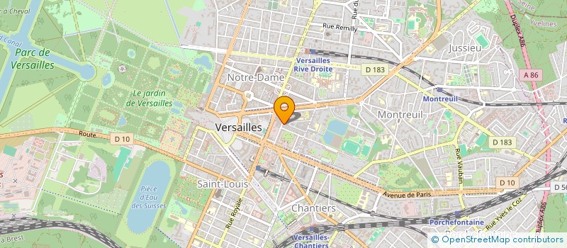 localisation de l'entreprise CENTRE YVELINES MEDIATION à VERSAILLES