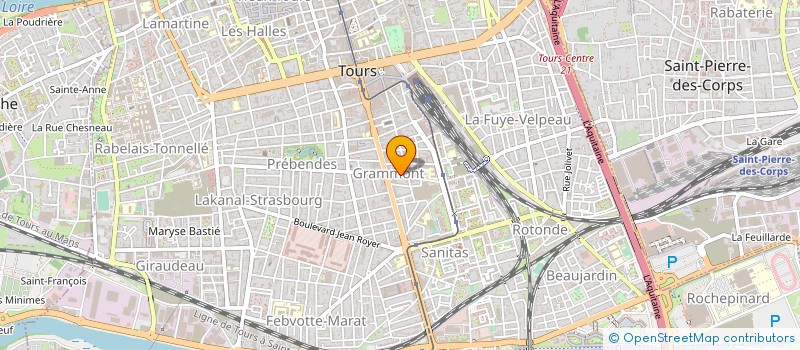 localisation de l'entreprise CENTRE ZEN JOSEN DE TOURS  TOURS