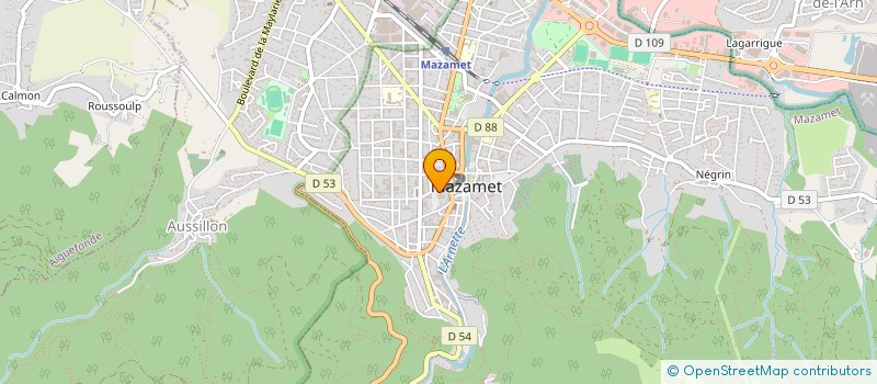 localisation de l'entreprise CENTRECO PRESSING à MAZAMET